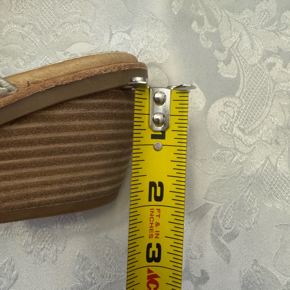 Sofft 8.5M Pienza Leather Pleated Mule Sandal Comfort‎ Shoe Silver - Picture 9 of 10